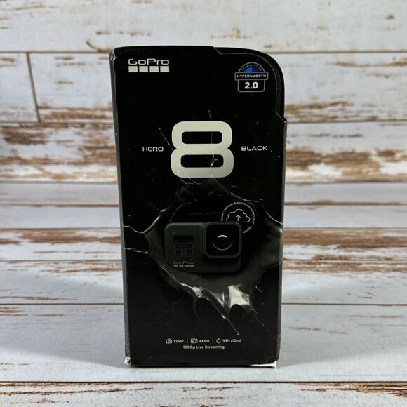 GoPro 8 Hero 1080p Live Streaming 12MP Action Camera -Black - Picture 1 of 4